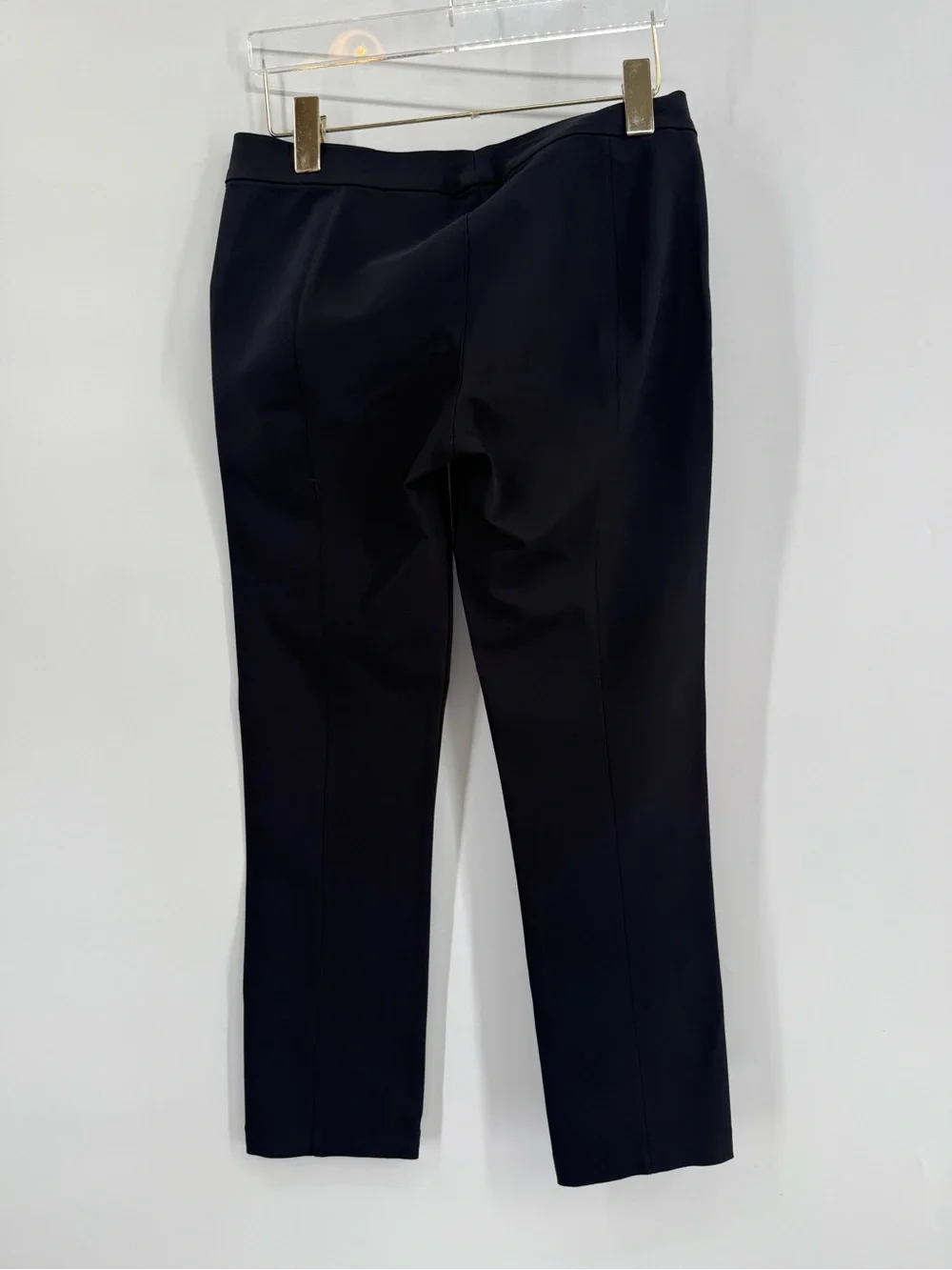 The Row black pull on pants with pin tuck  seam on back of leg size small